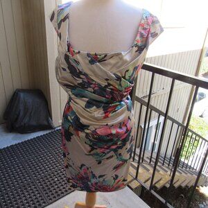 #122  NEW WOMEN'S SATIN COCKTAIL DRESS BY COAST  (SIZE 12US / 16UK)